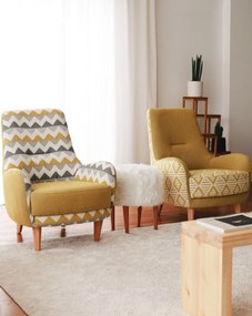 Πολυθρόνα Πολύχρωμο ZIKZAK 88x75x95