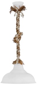 Φωτιστικό Οροφής Μονόφωτο Heronia Public 31-1174 Rope/White