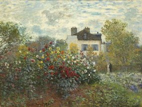 Claude Monet - Εκτύπωση έργου τέχνης The Artist's Garden in Argenteuil , 1873, (40 x 30 cm)