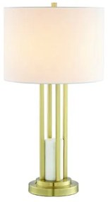 Επιτραπέζιο Φωτιστικό Λευκό BELIZE ML127161TGW Aca-ML127161TGW-Λευκό-Χρυσό ML127161TGW