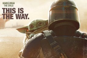 Αφίσα Star Wars: The Mandalorian - This Is The Way, (91.5 x 61 cm)