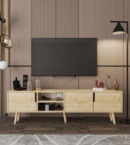 Έπιπλο Τηλεόρασης Sapphire Δρυς FLEBRO 180x53x30