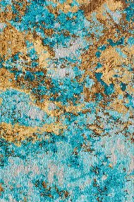 Χαλί Andy 203X/Q01 Turquoise-Gold Carpet Couture 200X285cm