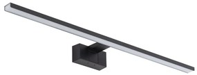 Φωτιστικό Μπάνιου Επιτοίχιο Cezanne L 10671 80x12,8x5cm 15W Led 3000K Black Nowodvorski