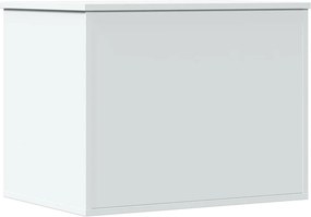 vidaXL Κουτί Αποθήκευσης Λευκό 60x42x46 εκ. Επεξεργασμένο Ξύλο