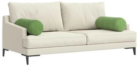 vidaXL Μαξιλάρια Στήριγμα 2 pcs Ανοιχτό Πράσινο Ø 25 x 70 cm