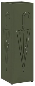 vidaXL Σχέδιο & βάση αποθήκευσης Ελιά 15.5 x 15.5 x 49 εκ Ατσάλι