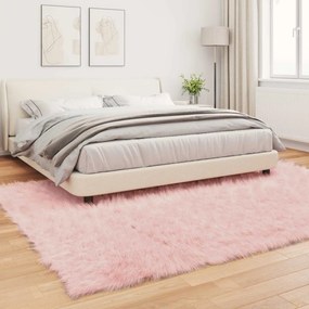 vidaXL Χαλί από τεχνητό πρόβειο δέρμα TAFALLA Ροζ 240 x 340 εκ.