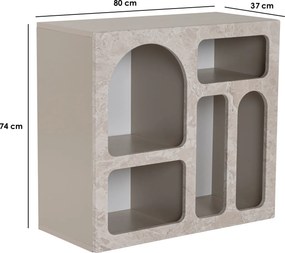 Κονσόλα Τραβερτίνη / Ψαμμίτης FLEPUE 80x37x74