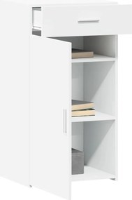vidaXL Συρταριέρα Λευκή 50x42,5x93 εκ. από Επεξεργασμένο Ξύλο