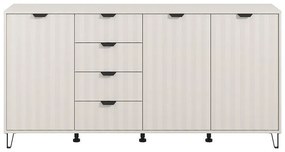 Κομότα - Μπουφές Brest 4K4F Cashmere - Cashmere Ματ 183x40x91 εκ. 183x40x91 εκ.