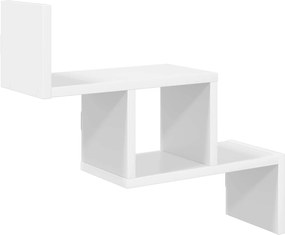 vidaXL Ράφι Τοίχου Λευκό 48 x 15 x 42 εκ Επεξεργασμένο Ξύλο