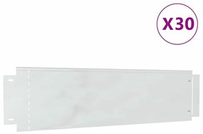 vidaXL Περίφραξη Κήπου 30 τεμ 25x100 εκ Ευέλικτο Γαλβανισμένο Ατσάλι