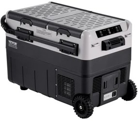 VEVOR Portable Car Refrigerator Freezer Compressor 50 L Dual Zone for Home Car
