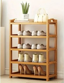 Παπουτσοθήκη Nextdeco από μπαμπού 5 επιπέδων Υ79x68x23εκ.