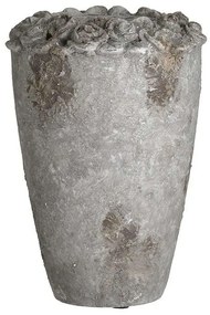 Βάζο 3-70-507-0361 Φ18x26cm Silver Inart Τσιμέντο