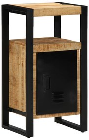 vidaXL Σετ Επίπλων Μπάνιου με ράφι 2 pcs Καφέ Στέρεο τραχύ ξύλο μάνγκο