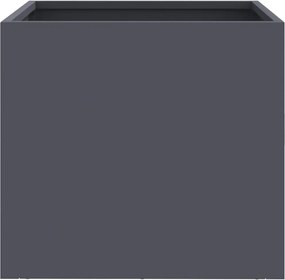 vidaXL Ζαρντινιέρα Ανθρακί 32x30x29 εκ. από Χάλυβα