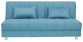 Καναπές Κρεβάτι Τριθέσιος ArteLibre LAURA Πετρόλ 190x84x86cm - ART-14210245