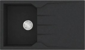 Sanitec Ultra Granite 805 (86x50) - Γρανιτένιος νεροχύτης - Graphite