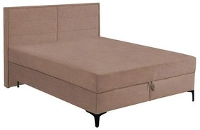 Double Bed Maestro Frame with Storage space Light Brown 165x209x115 cm