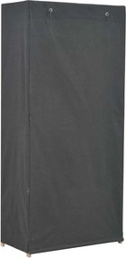 vidaXL Ντουλάπα Γκρι 79 x 40 x 170 εκ. Υφασμάτινη