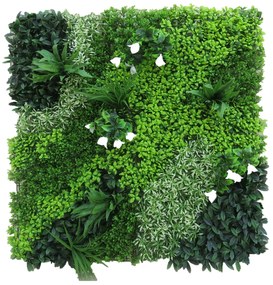 Supergreens Τεχνητή Φυλλωσιά Moss Τρίχρωμη 100x100 εκ.