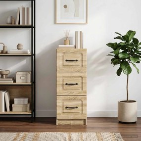 vidaXL Ντουλάπι με Συρτάρια Sonoma Δρυς 33 x 34,5 x 87 εκ.