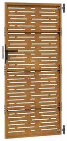 vidaXL Πόρτα Κήπου Τετράγωνη 85x175 εκ. από Ατσάλι Corten