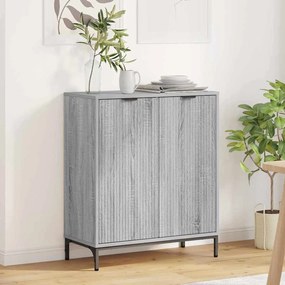 vidaXL Πλαϊνό γραφείο Γκρι sonoma 69.5 x 33 x 82 εκ.
