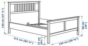 HEMNES έπιπλα υπνοδωματίου, 4 τεμ. 140x200 cm 294.879.82