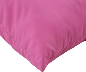 vidaXL Διασκορπισμένα Μαξιλάρια 4 pcs Ροζ 60 x 60 cm Ύφασμα Πολυεστέρα