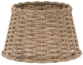 vidaXL Καπέλο Φωτιστικού Καφέ Ø38x23 εκ. από Wicker