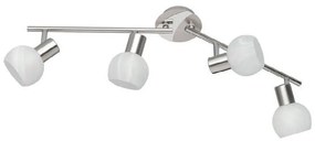 Φωτιστικό Οροφής - Σποτ Antibes R80174007 4xE14 28W 11x69x20cm Nickel Mat RL Lighting