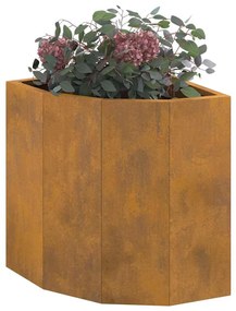 vidaXL Γωνιακό Ροδόδεντρο Σκ rusty 30 x 30 x 35 εκ