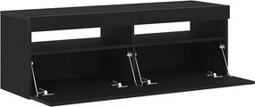 vidaXL Ντουλάπι TV Μαύρη Οξυά 120 x 35 x 40 εκ. Επεξεργασμένο ξύλο