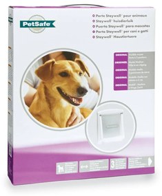 PetSafe Πόρτα Κατοικίδιου 2 Κατευθύνσεων 740 Μεσαία Λευκή 26,7x22,8 εκ - Λευκό