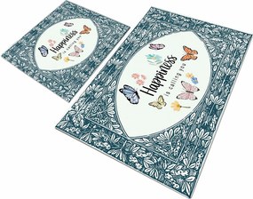 Bathmat Set (2 Pieces) Calling Multicolor