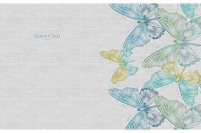 Σουπλά 3038 Aqua Saint Clair Πολυέστερ