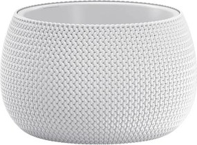 Κασπώ - Γλάστρα (Φ47.8x30) Marhome Splofy 2 Σε 1 Λευκό 09-DKSP480-S449