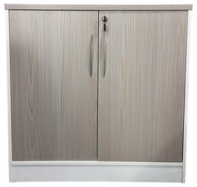 Ντουλάπι γραφείου Armadi pakoworld σε sonoma-λευκή απόχρωση 80x40x80εκ