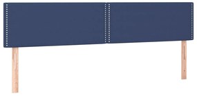vidaXL Κεφαλάρια Μπλε 200x5x78/88 εκ. Ύφασμα