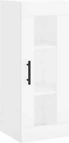 vidaXL Ντουλάπι Λευκό 34,5 x 34 x 180 εκ. από Επεξεργασμένο Ξύλο