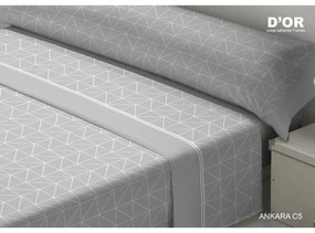 Σετ σεντονια D&#039;Or ANKARA Γκρι Kρεβάτι 90 εκ Franela