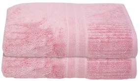 Πετσέτες Μπάνιου (Σετ 3τμχ) Anna Riska Des Modal 600gsm Ροζ