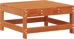 vidaXL Σετ Ξαπλώστρας Κήπου 8 pcs Κερωμένο Καφέ Στερεό πεύκο