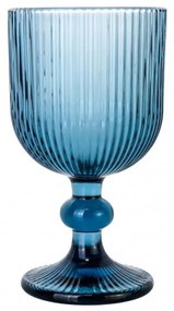 Ποτήρι Κρασιού Κολωνάτο Noris 52.501.54 250ml Blue Cryspo Trio Γυαλί