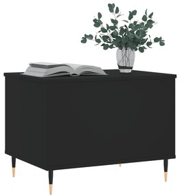 vidaXL Τραπεζάκι Σαλονιού Μαύρο 60x44,5x45 εκ. Επεξεργασμένο Ξύλο