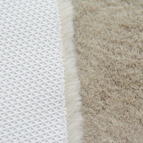 Χαλί Γούνινο (100x160) New Plan Puffy FC3 Beige