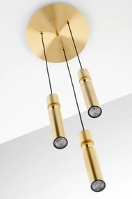 Κρεμαστό Φωτιστικό Alas Φ30cm Χρυσό